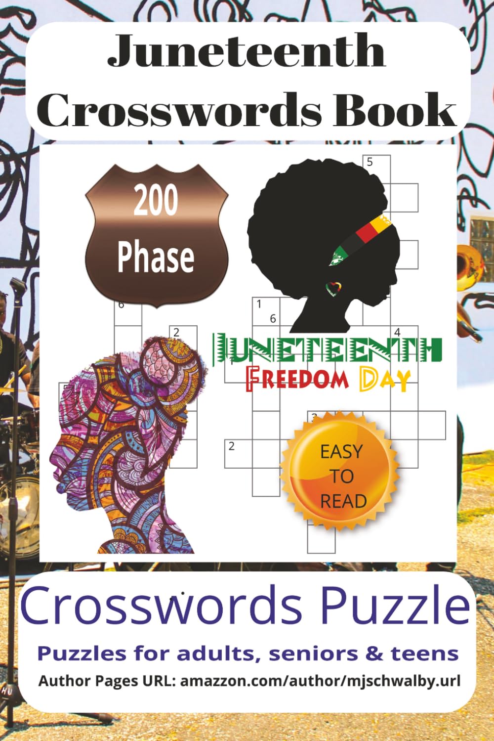 Juneteenth Crosswords Book: Freedom & Heritage Juneteenth Crossword Puzzle Book | Engaging Large Print Crossword Searches Featuring History, Unity, ... for Holidays, Travel, and Relaxing Moments