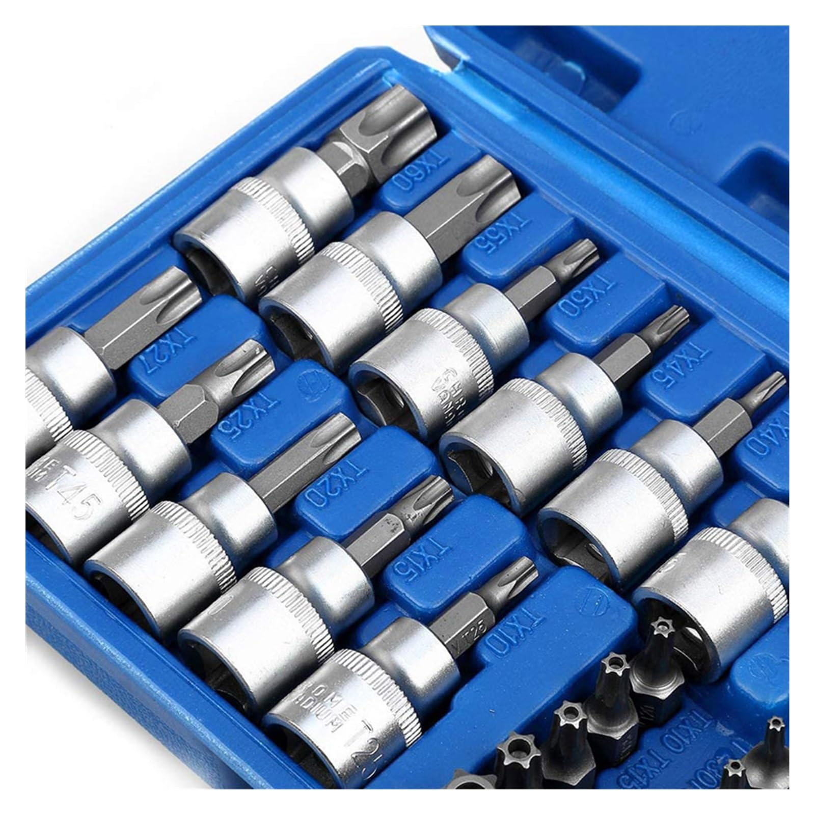 34 szt. Gniazda Torx Star i zestaw bitów Męskie/żeńskie Bity E-Security Drive Narzędzie ręczne Torque Star Socket