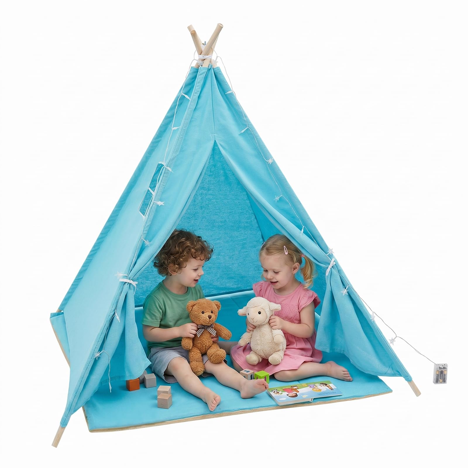 Tenda da gioco per bambini, per interni, tunnel per giochi, tenda tepee