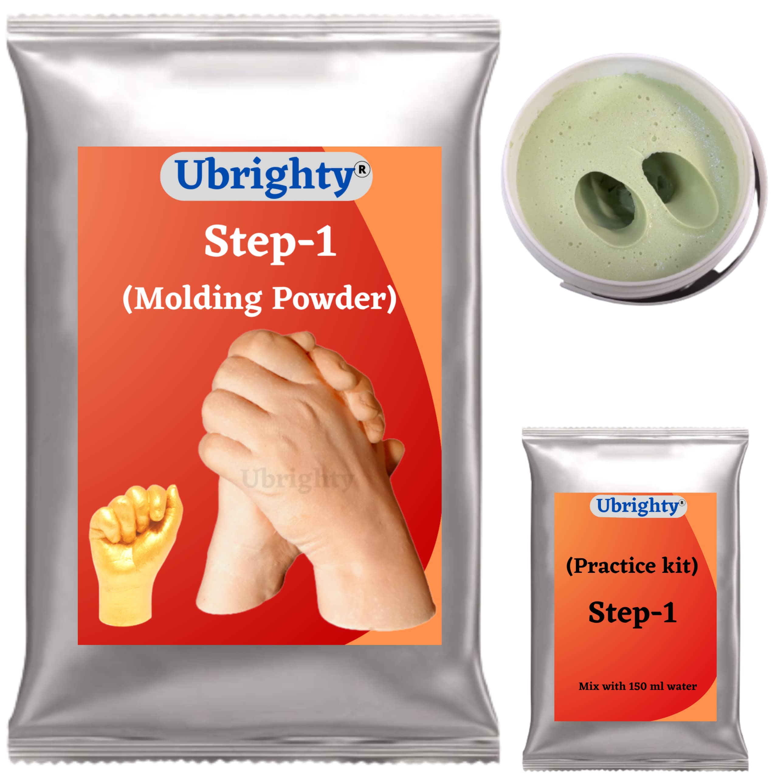 Buy Ubrighty (only molding powder 480 gm) for hand and foot molding
