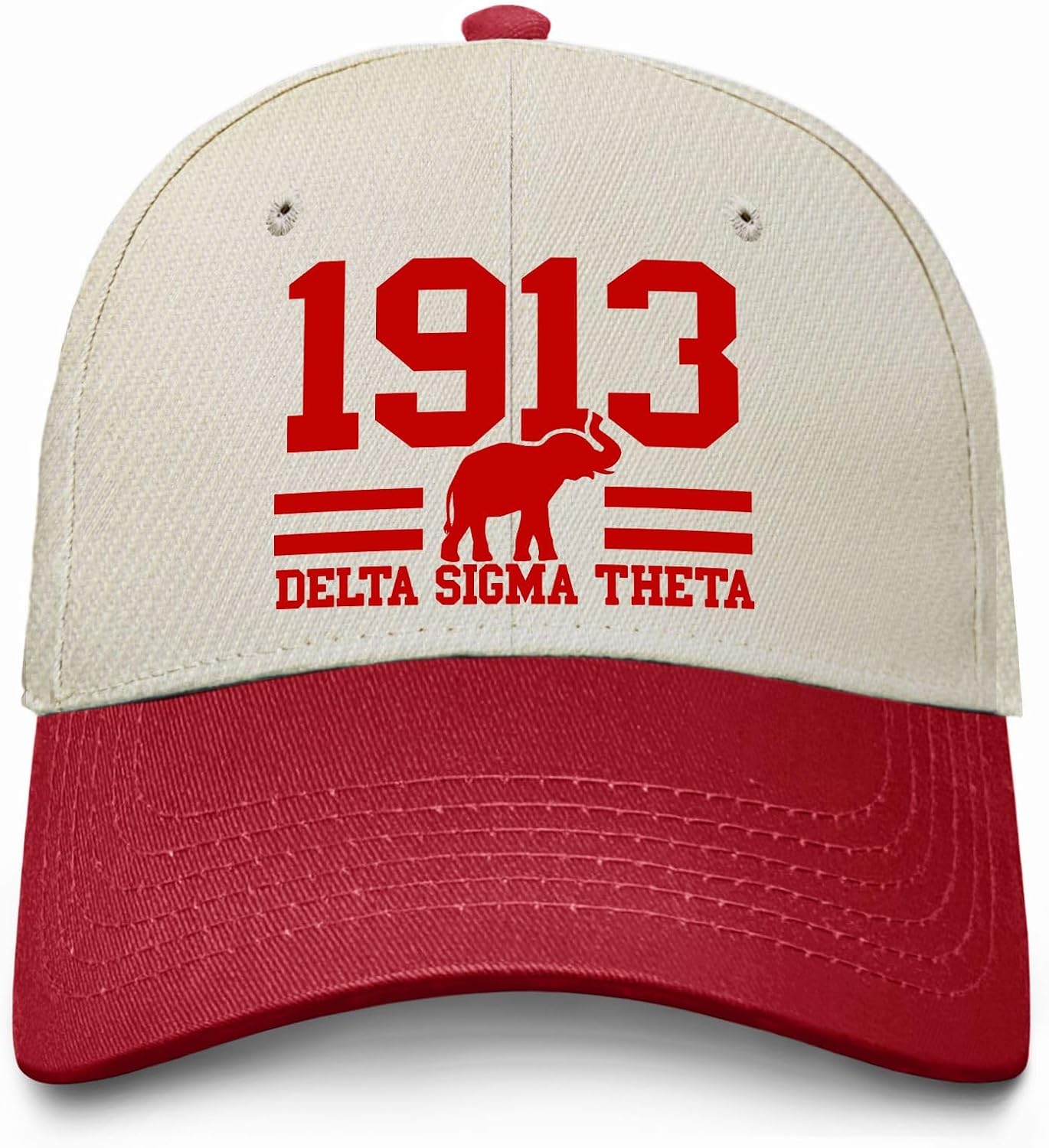 Deltas Sigmas Thetas Hats for Men Low Profile Washed Distressed Baseball Cap