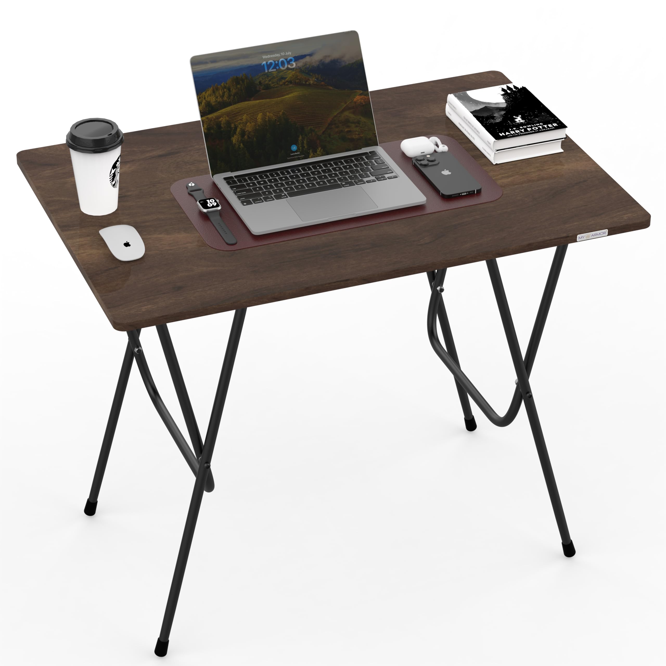 Mayitaです。デスク MY ARMOR Foldable Table for Home | 3x2 Ft Multipurpose Wooden