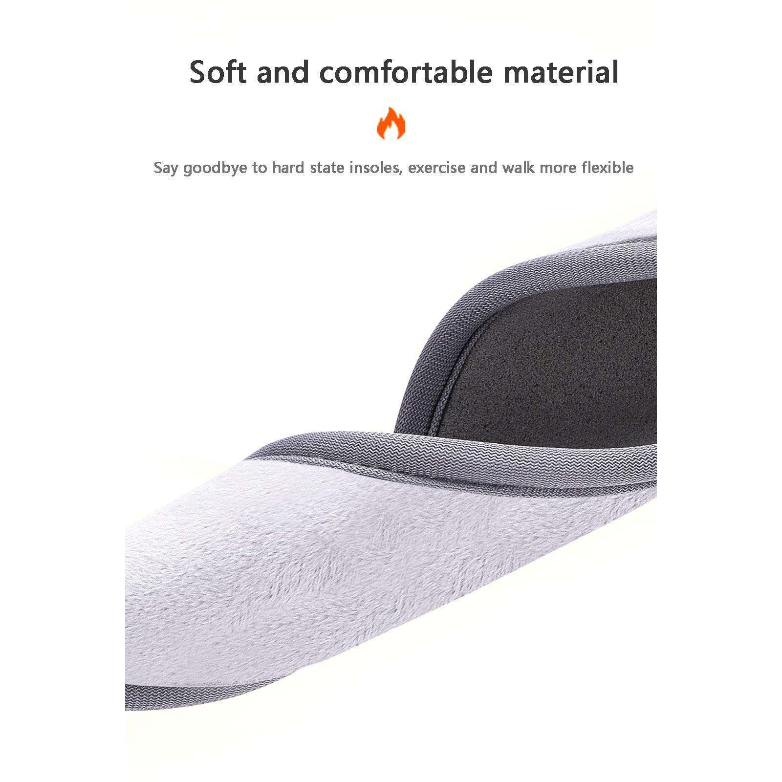 NANANA Semelles Chauffantes Électriques USB Portables Chauffe-Pieds Électriques Semelles Chauffantes Lavables Semelles Thermiques Coupables pour Le Ski, la Pêche, la Randonné,40