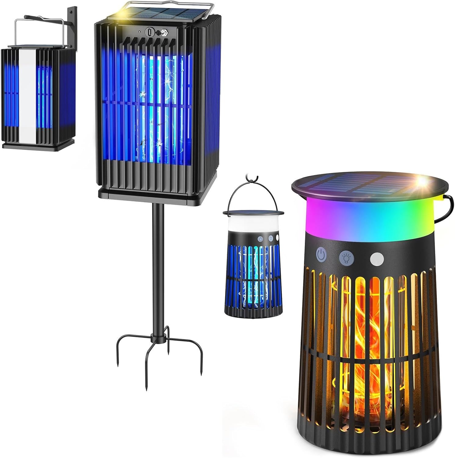 Solar Bug Zapper Outdoor Waterproof