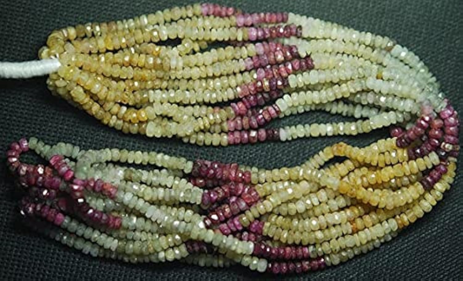 Fil de rubis naturel facetté 3mm LKBEADS, le cadeau parfait pour créer un bijou unique