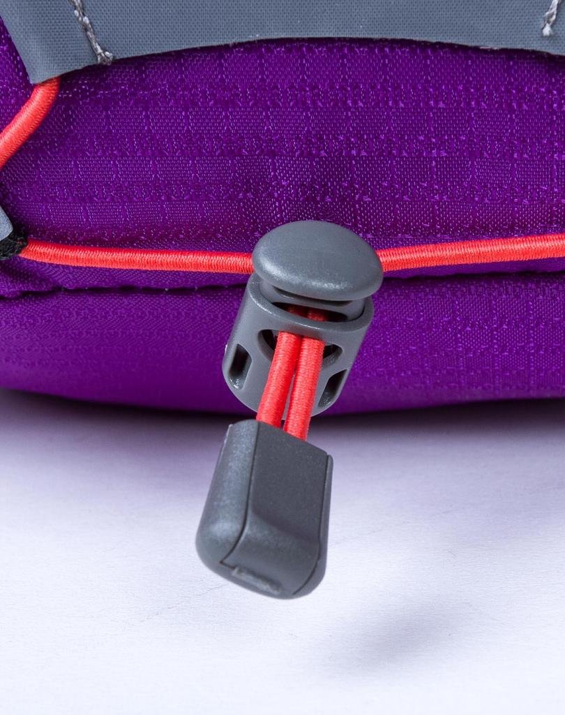 Makino uomo/donna multifunzionale impermeabile marsupio con porta bottiglia per campeggio, ciclismo, viaggi 5541, Uomo donna, Violet