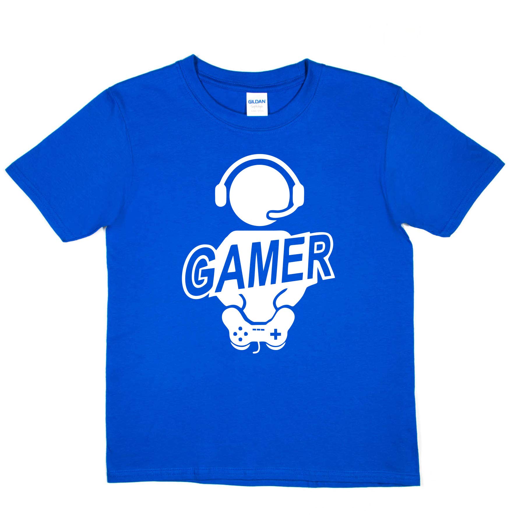 Print4U Kids T-Shirt Gamer Cool Novelty Gaming Idea Age 12-13 Blue