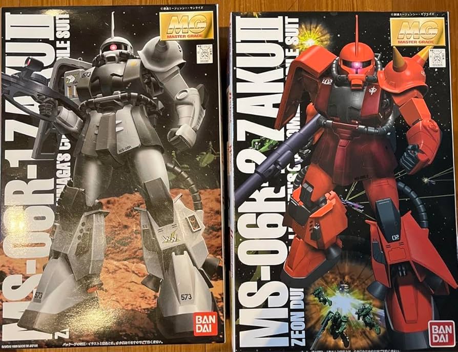 値引きしました新品未組立ザクIIシン・マツナガ、ジョニーライデン　デミバディング 商品割引 値引きしました新品未組立ザクIIシン・マツナガ