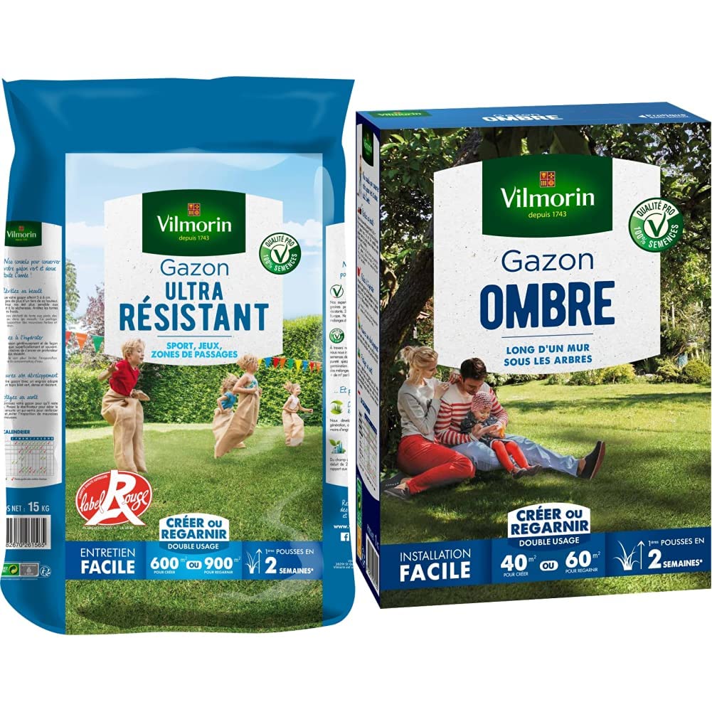 Gazon Vilmorin vert intense pour embellir vos espaces extérieurs