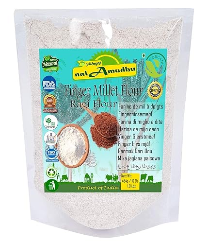 Miniatura 3 de nalAmudhu Harina de mijo de dedo | Ragi Atta | Kelvaragu Maavu - (16.01 oz/1.0 libras)