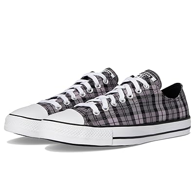 Converse Chuck Taylor All Star Plaid Shoes Black/Altitude Lilac/White