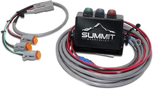 Miniatura 5 de Summit Hydraulics Kit multiplicador hidráulico, válvula selectora de 3 circuitos incluyendo acopladores y control de caja de interruptores