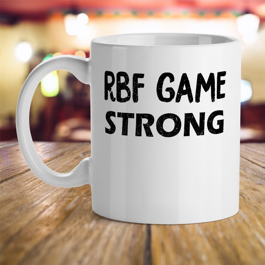 RBF Game Strong - Mad Over Mugs - Inspirational Unique Popular Office Tea Coffee Mug Gift 11OZ image 2