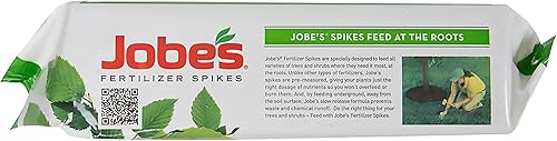Miniatura 3 de Jobes 01660 espigas de fertilizante árbol y arbustos incluye 15 picos 12 onzas marrón