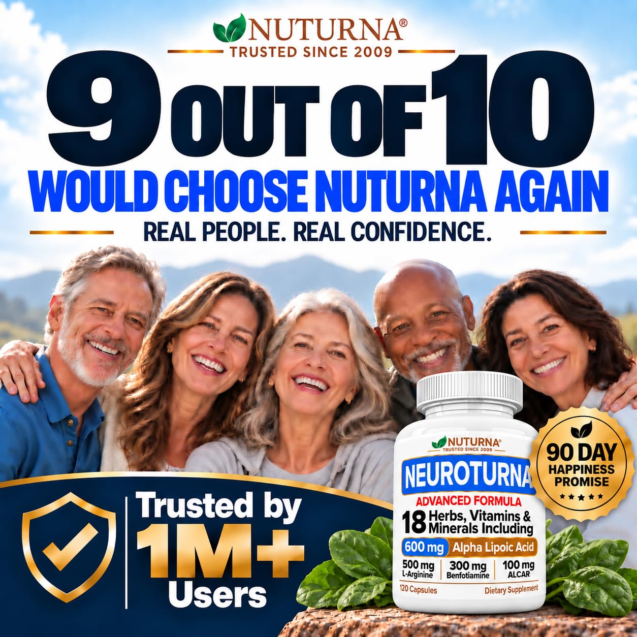 Neuropathy Support Supplement with 600 mg Pure Alpha Lipoic Acid - Advanced ALA Nerve Formula for Feet Hands Fingers Legs - Ultra Potent 18 in 1 Natural Nerve Vitamins - 120 Capsules — Amazon image 6