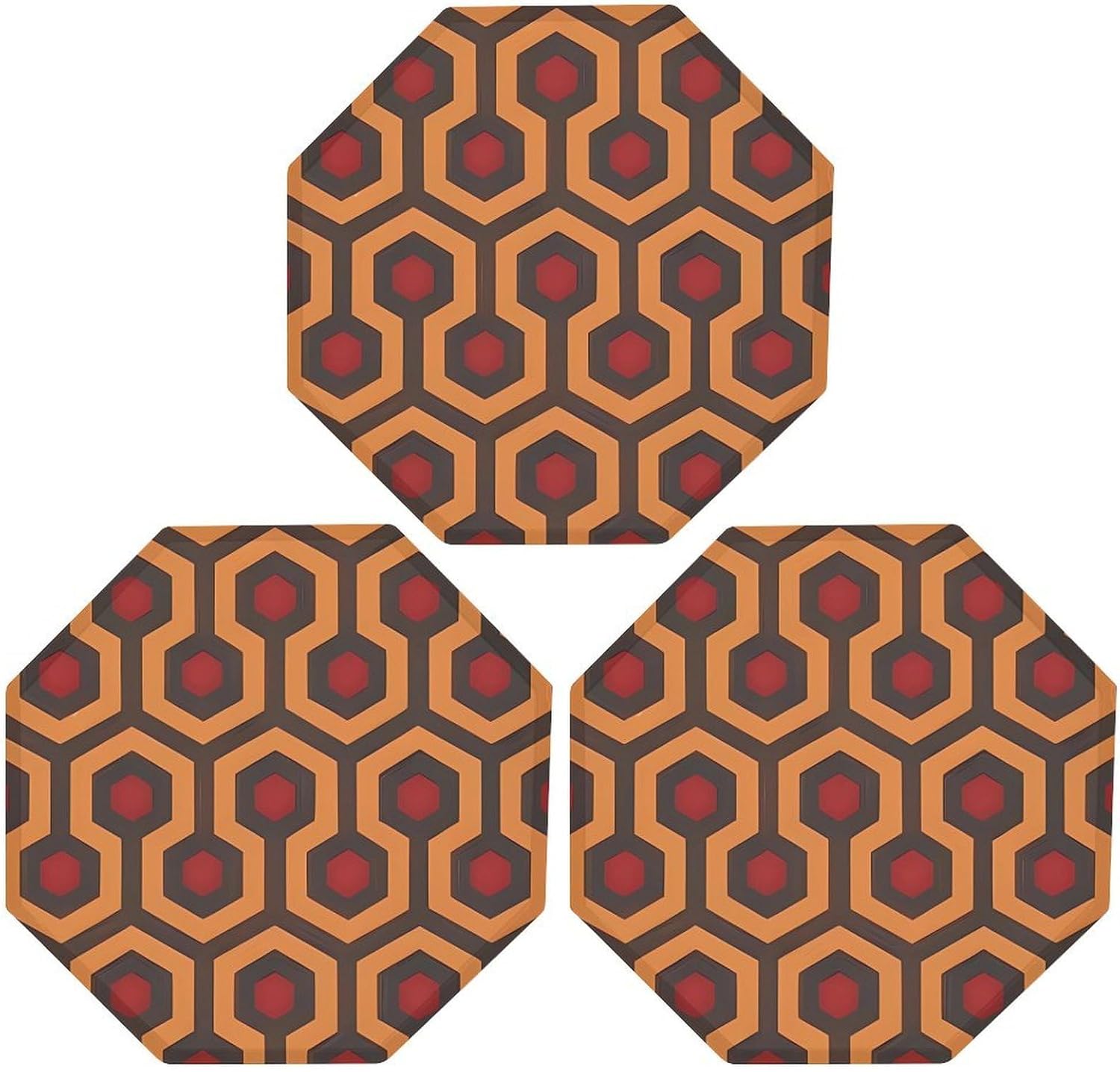 Ctagon Metal Sign for Home, Modern Display Plate for Kitchen, Shining Overlook Plates Accent Hanging Wall Decorations 3PCS for Living Room, Bedroom, Hallway, Hotel