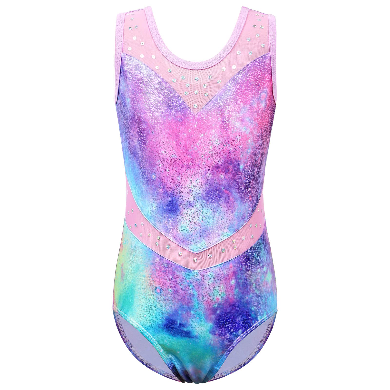 Niña Maillot de Gimnasia Multicolor Mangas Largas/sin Mangas — view 12