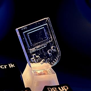 キーキャップ ゲーム機系 半透明 透明 クリア ゲーミングキーボード メカニカルキーボード 日本語配列 cherry MX keycap keyboard… (ゲームボーイ)