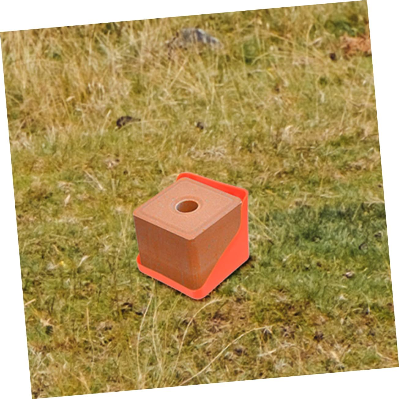 VICASKY 3pcs Livestock Salt Block Holder for Deer Goat Farm Feeder Thick Tray Easy to Clean