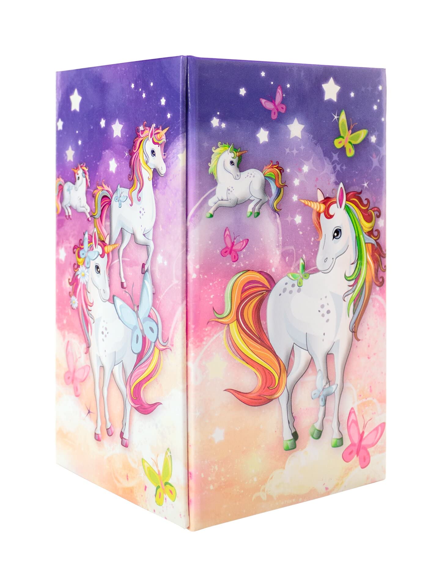 HERMA 19731 Pencil Holder with Unicorn Motif, Foldable, Sturdy Cardboard, Desk Pen Holder for Girls & Boys - Image 2