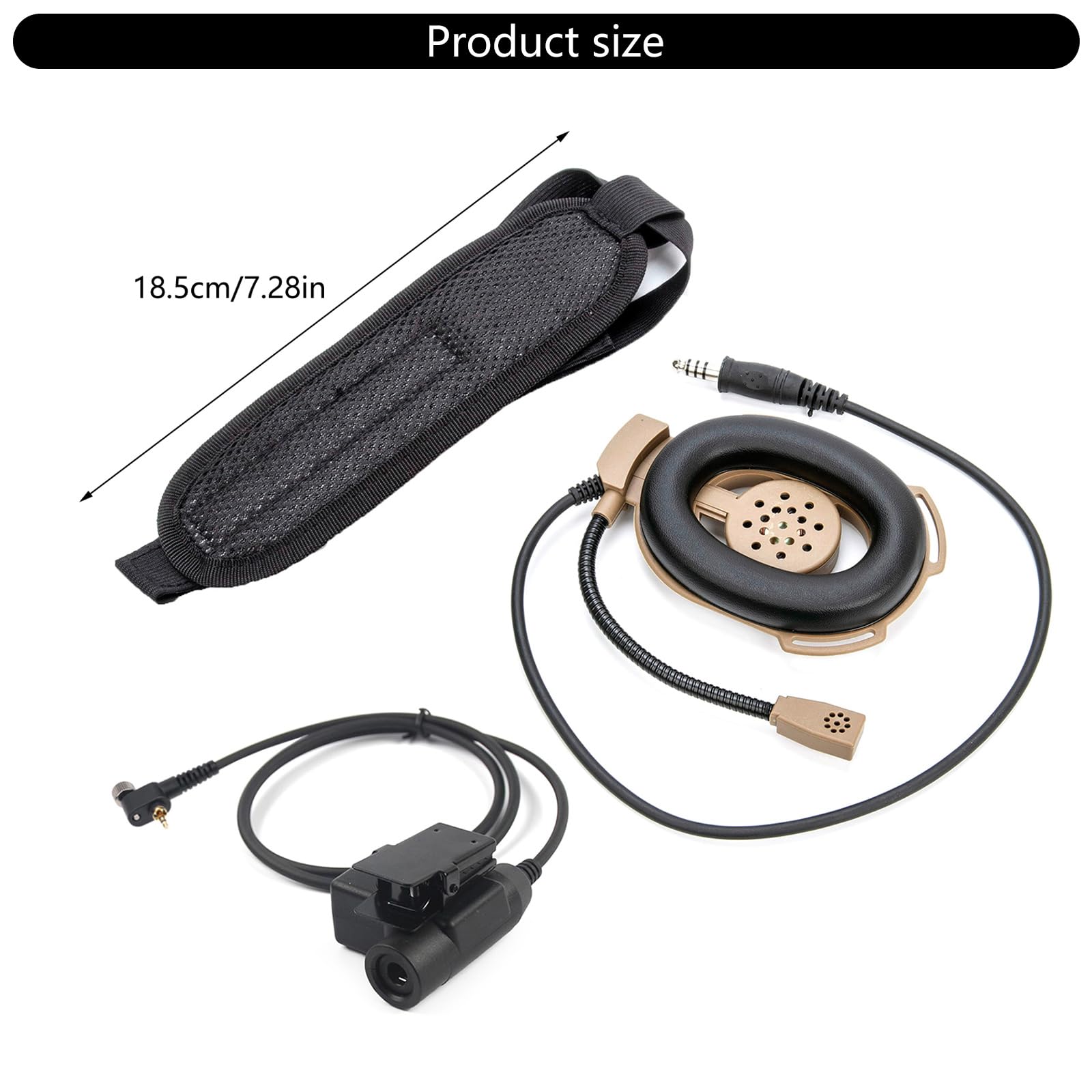 Juego de auriculares de un solo lado y MTP850 para PR1500, HT1000, JT1000, MT2000 y MTX838, comunicación clara en cualquier entorno