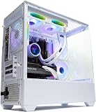 PcCom Ready V2 PC Gaming Ryzen 7 5800X, RTX 5060 Ti 16 Go Blanc, 32 Go RAM, 1 to SSD NVMe, Ordinateur Gaming Haute Performance 1080p 1440p - 3