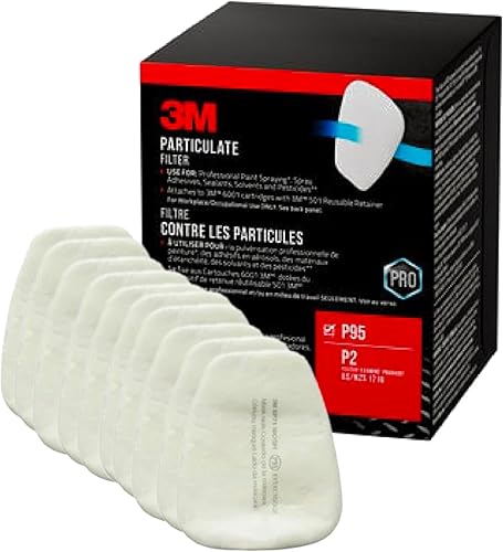3M Filtro de partículas 5P71, P95, 5 pares de filtros