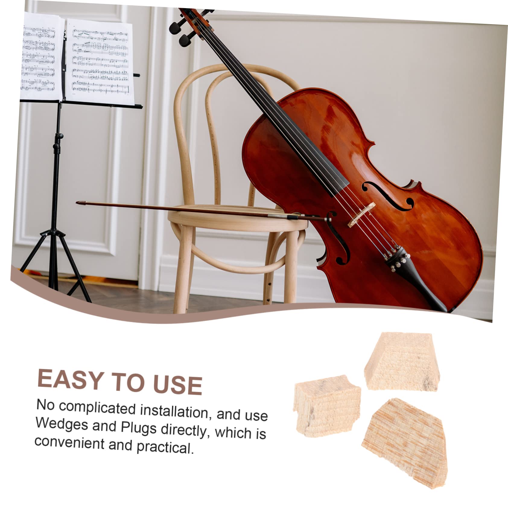 ibasenice 8ensembles Calottes Bois Pour De Remplacement Pour Archet Accessoires Pratiques Et Durables Pour Musiciens