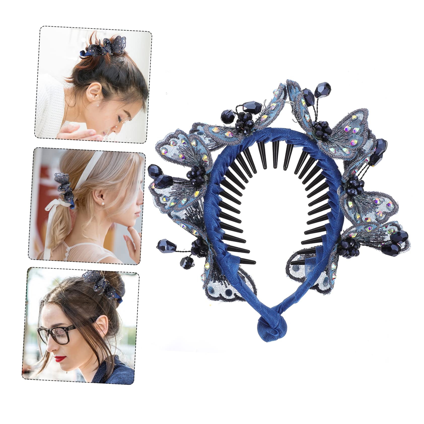minkissy 5stücke Kreativer Haarschmuck Mit Strass Große Handgefertigte Haarspange Für Wunderschöne Haaraccessoires Für Hochzeiten Und Partys Dekorative Haarklammer