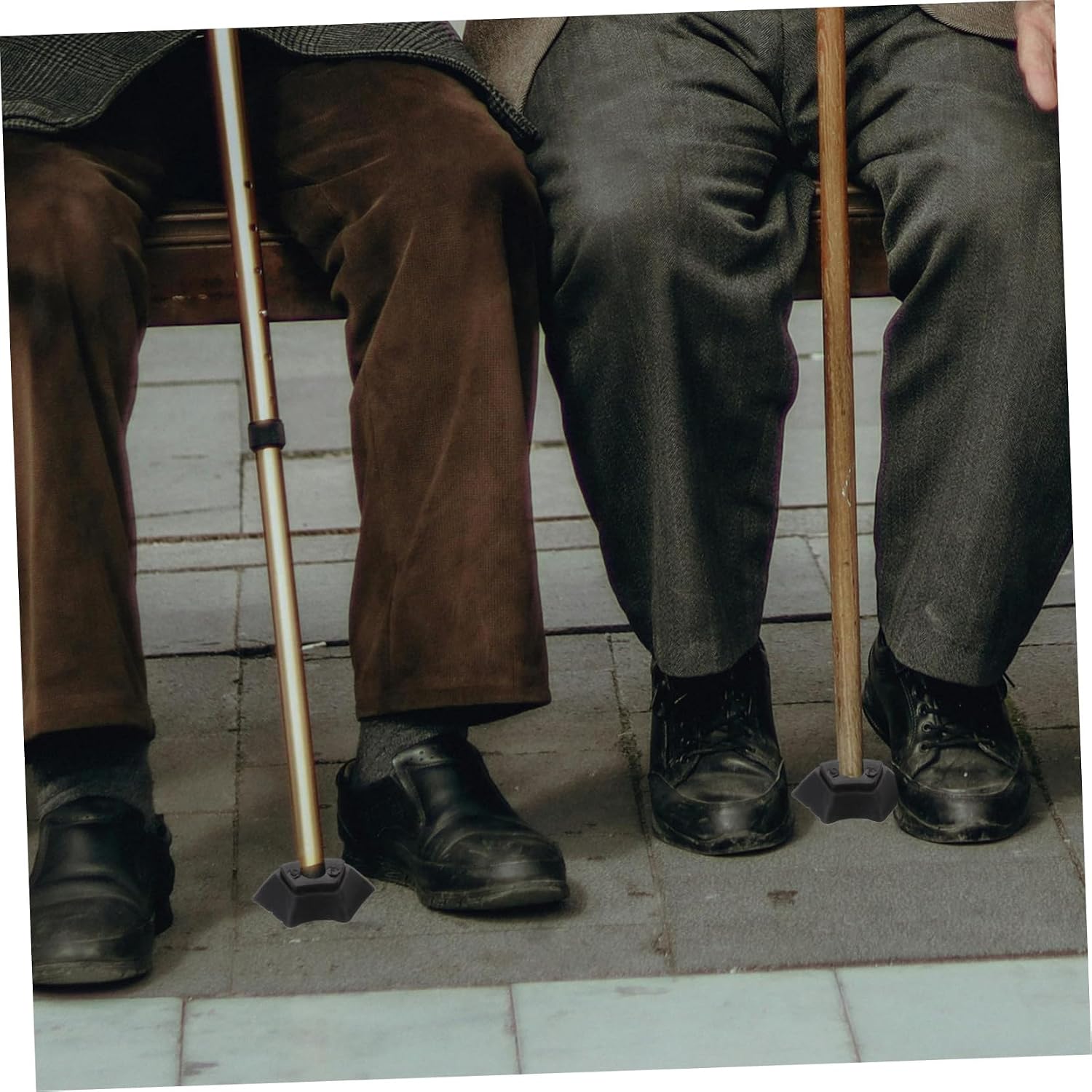 Kisangel Non Slip Crutch Replacement Tips for Walking Canes Lightweight Durable Cane Protectors Essential