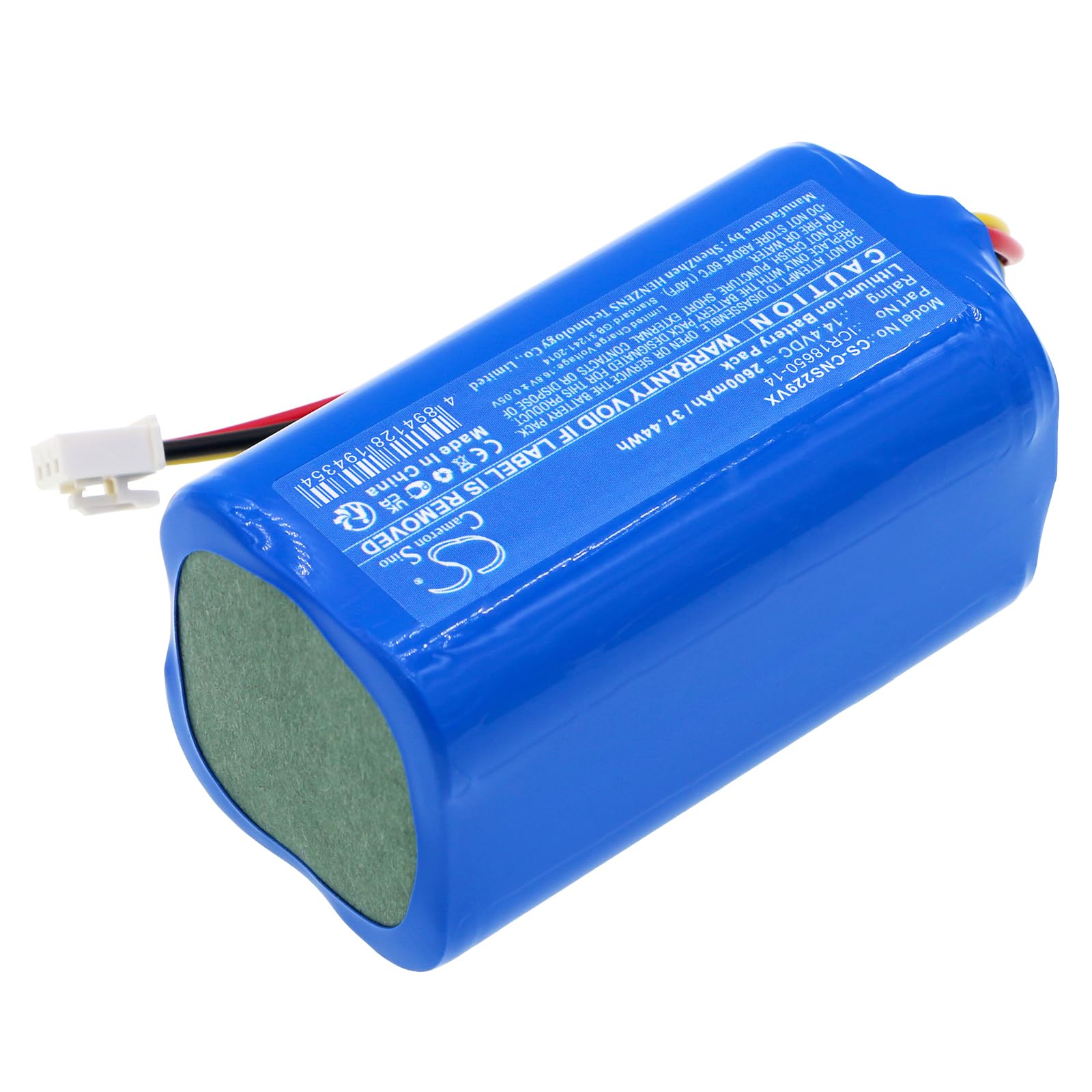 FYIOGXG Cameron Sino Battery for CECOTEC Conga 2299, Conga 2299 Ultra Home Vital; Create NETBOT S18; ETA Nico 2219; Trifo M662 PN:CECOTEC ICR18650-14 2600mAh / 37.44Wh