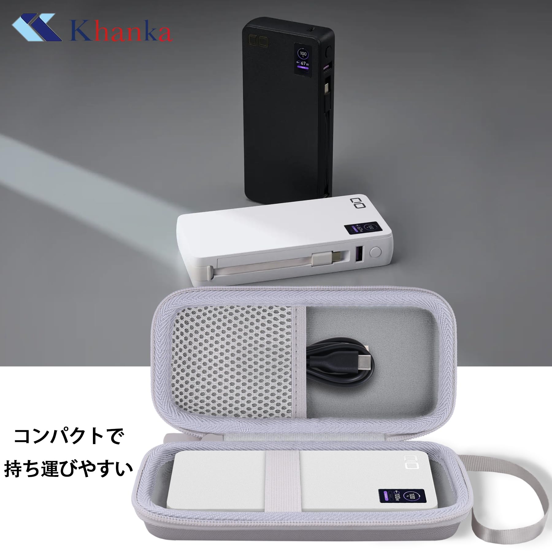 Amazon.co.jp: (Case Only) CIO SMARTCOBY Pro CABLE 100W 20K Mobile