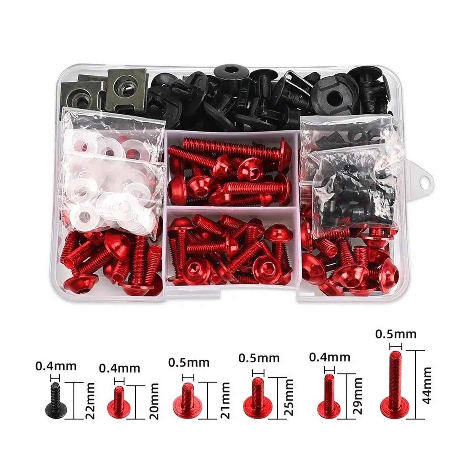 Tornillos carenado moto Para TENERE 700 MT07 MT 07 TMAX 500 TMAX 560 FZ6 XMAX MT09 MT03 Kit De Pernos De Carenado De Motocicleta Clips De Sujeción Tornillo