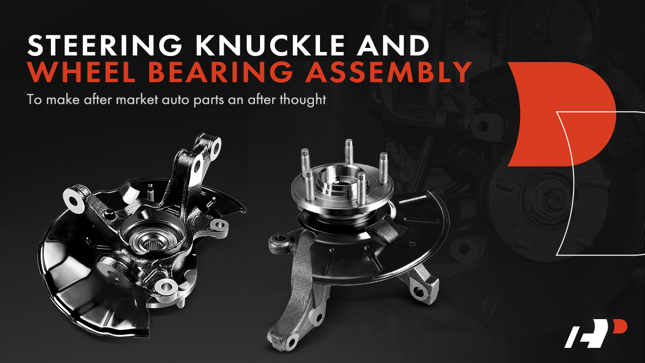 Image of A-Premium Front Left & Right Steering Knuckle & Wheel Bearing Hub Assembly