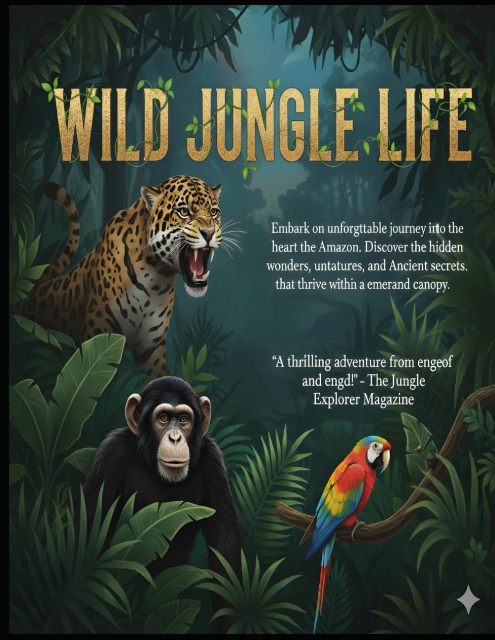 WILD JUNGLE LIFE: Fun and Creatures of Jungle