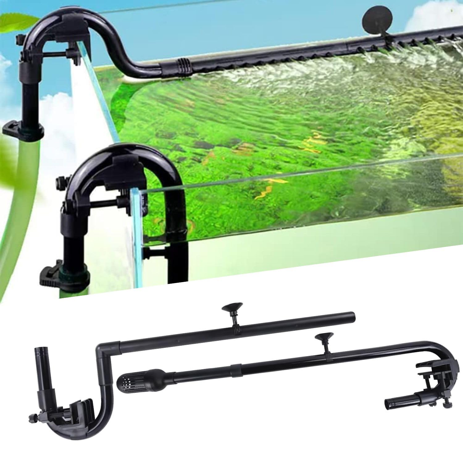 VAYINATO Sun-Sun HW-302 Canister Filter Spare Inlet and Outlet Pipe Set | Durable Plastic Aquarium Filter Replacement Accessories for Water Flow & Circulation and Maintain-image-17