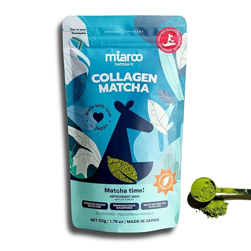 Miniatura 8 de Miaroo Té verde matcha orgánico de grado ceremonial en polvo bolsa de 176oz certificado orgánico auténtico matcha japonés superalimento antioxidante