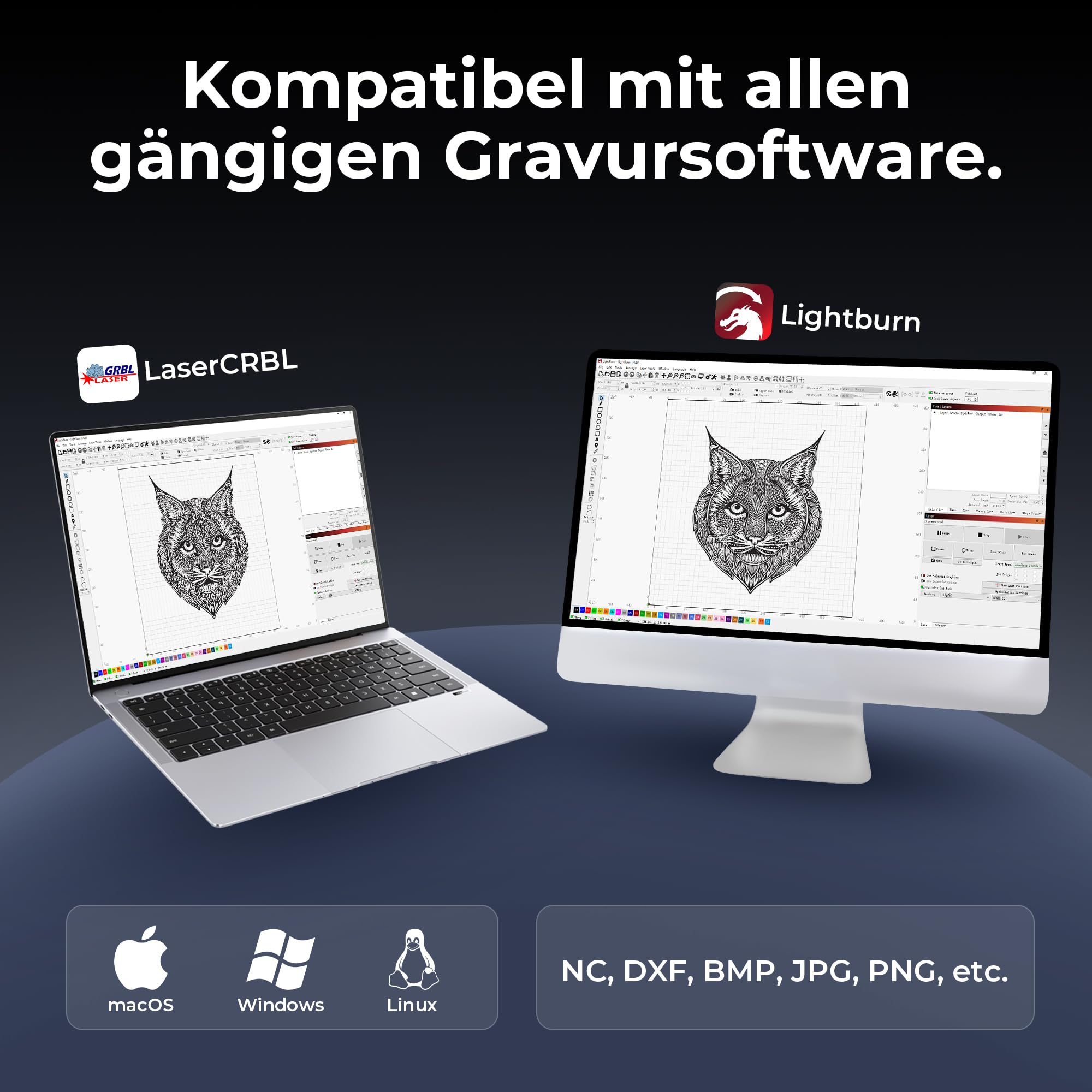 ACMER 7W Laser Cutter, 48W Ausgangsleistung Laser Graviermaschine, 300x300mm, 10000 mm/min, Holz Lasergravierer für DIY-Chargenanpassung, Bildung und Unterricht, Modellbau, individuelle Geschenke