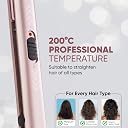 Vega K Shine Hair Straightener for Women with Keratin Infused Plates to Minimise Hair Damage, Heat upto 200°C, Power Indicator Light, Rose Gold, (VHSH-28) gallery image