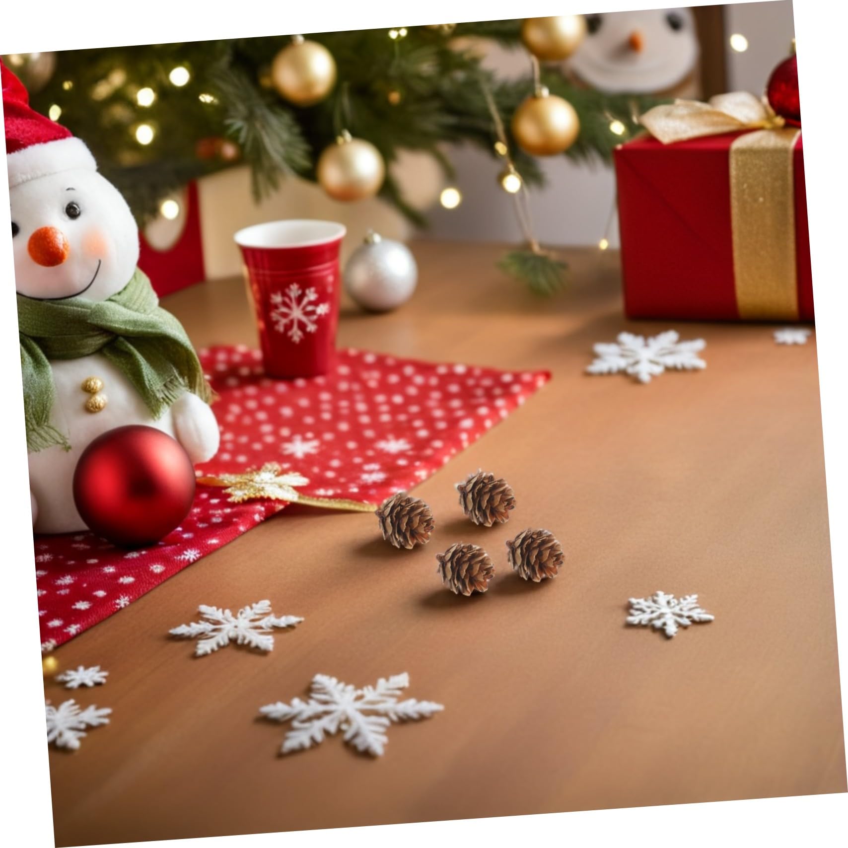 Kleiner Kiefernzapfen Ornamente Aus Naturholz 1-2cm Kleine Tannenzapfen Weihnachtsbaumschmuck Zum Aufhängen Rustikale Dekoration Für Weihnachts Und Selbstgemacht Projekte