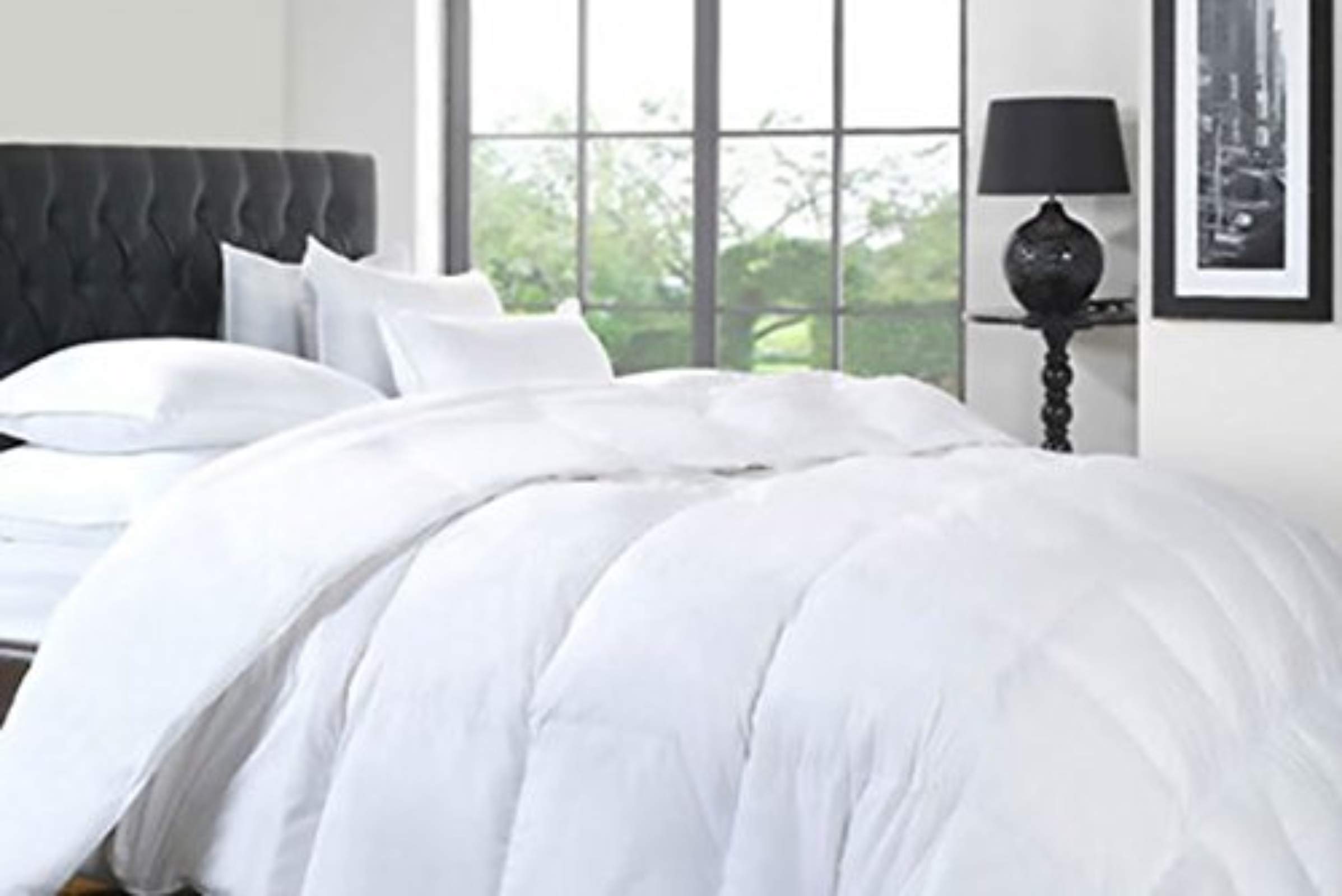 Hasstex White Luxury Duck Feather And Down Filled Duvet 13.5Tog 100% Cotton Casing Hotel Quality Anti Dust Mite Anti Allergen(King-220X230cm)