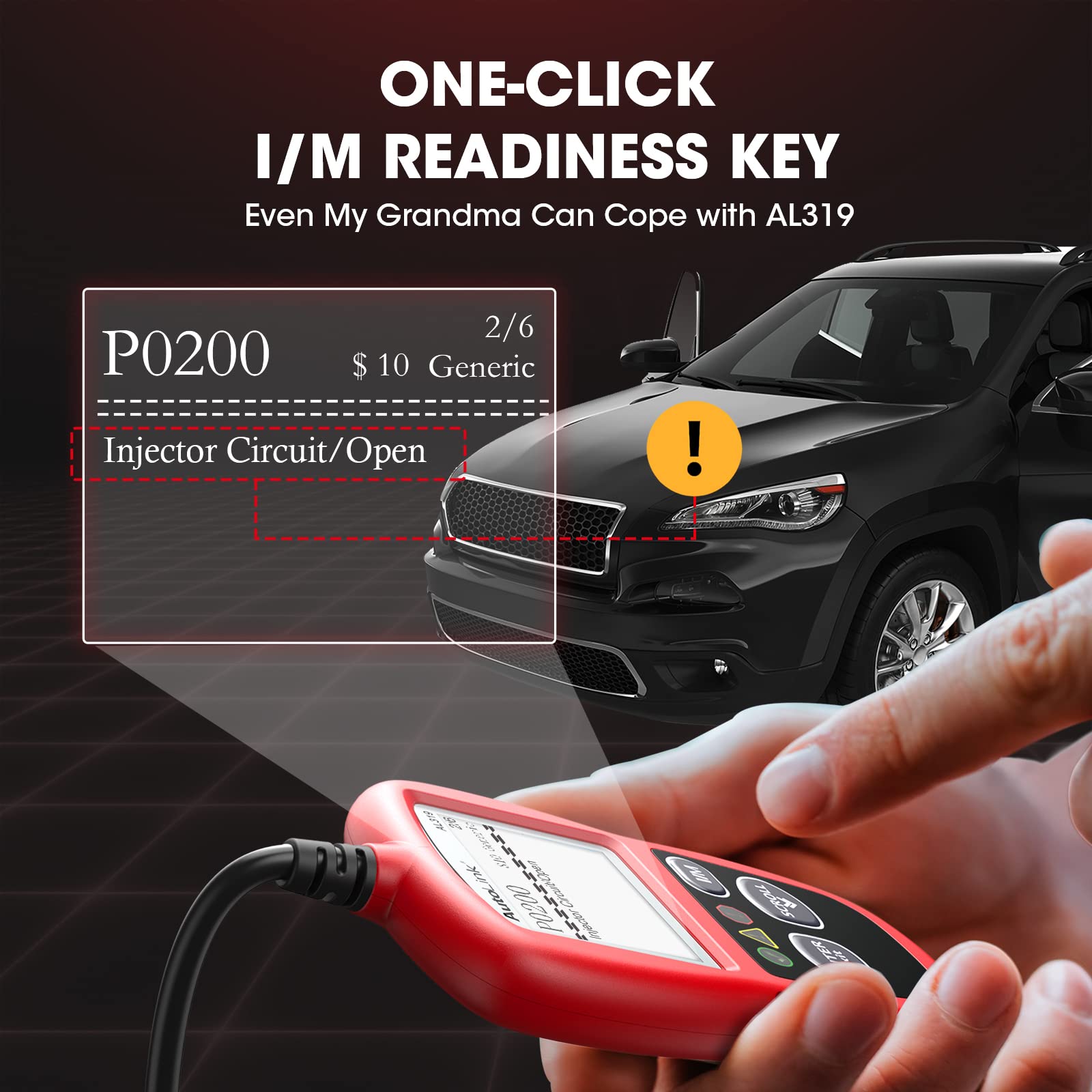 Autel OBD2 Scanner Autolink AL319 Code Reader Read and Erase Codes