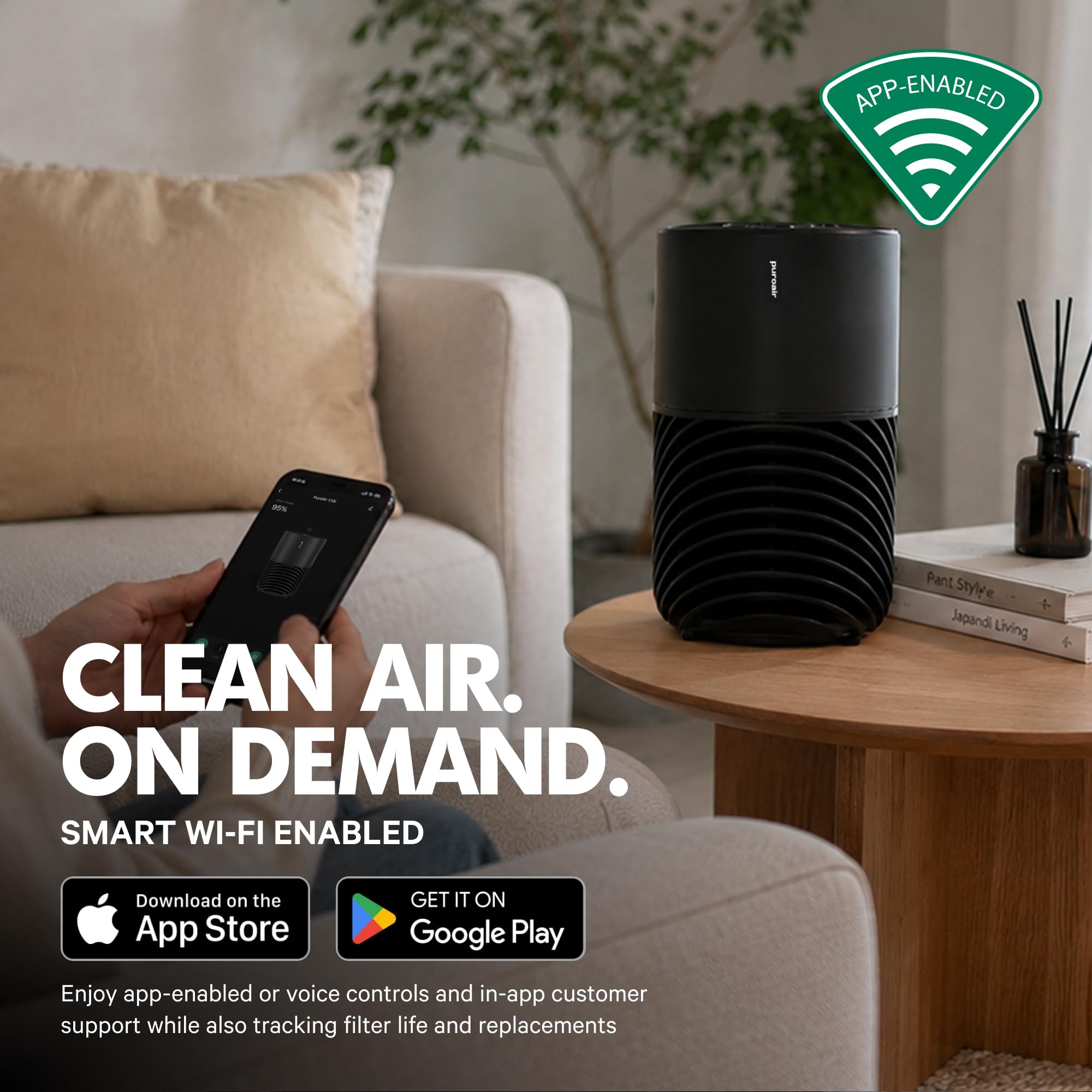 PuroAir 130i Smart Air Purifier (2-Pack) Gallery Image