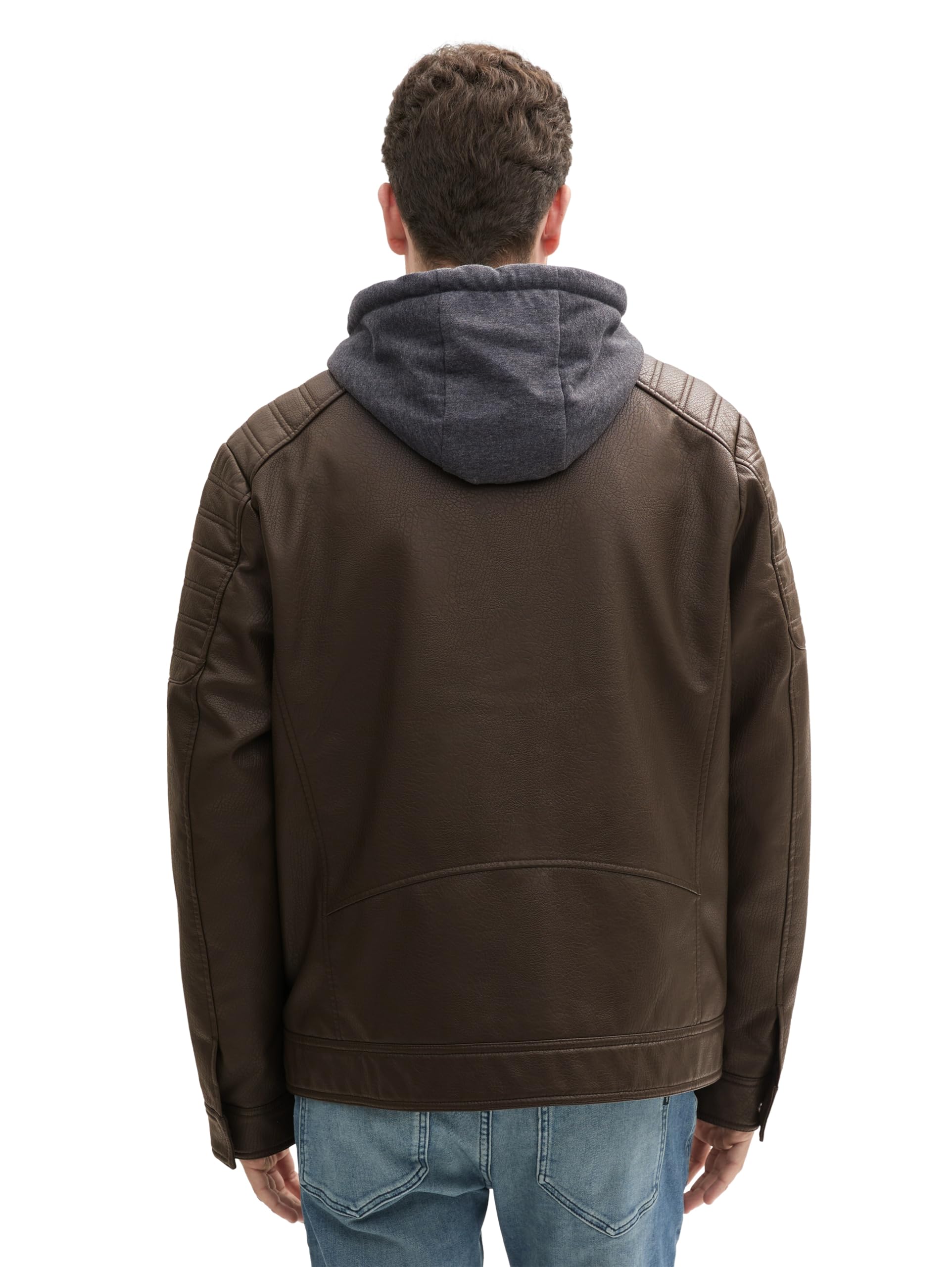 TOM TAILOR Chaqueta de Cuero sintético para Hombre