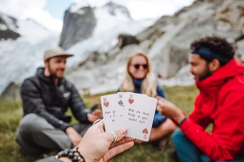 Vista 8 de Basecamp Cards: Iniciadores de conversación de edición original - 52+2 preguntas únicas para la familia - Tarjetas de conversación familiar - Juego