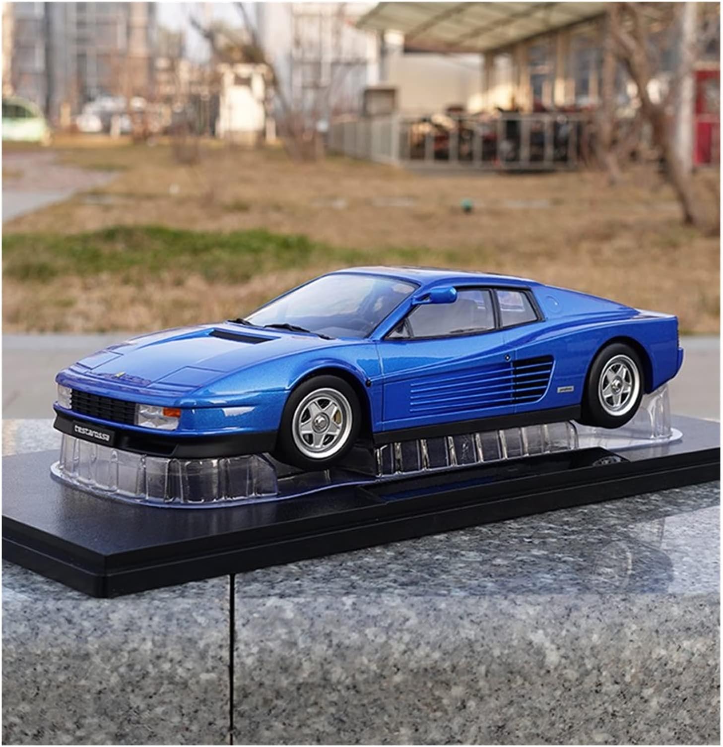 scale car model 1:18 For Ferrari Testarossa 1984 Alloy Vehicle Model Die-cast Replica Model Car Decoration collect vehicles