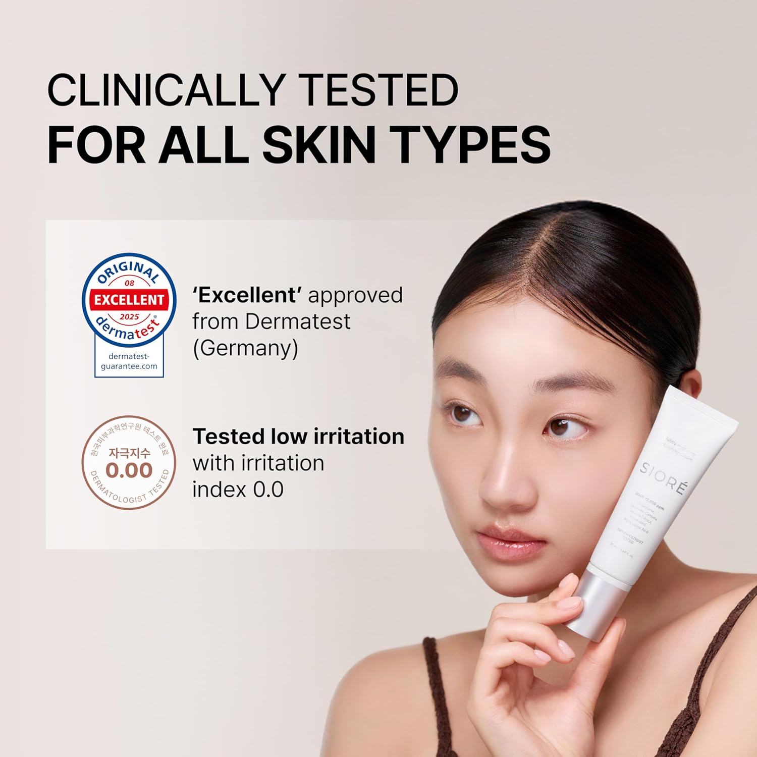 Siore NMN Hydrating Soothing Cream | Face Moisturizer with 99% Purity NMN 10,000ppm, Glutathione, Ceramide and Centella | Korean Pharmacy Anti-Aging Skin Care