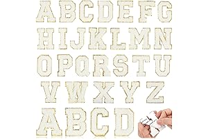 26 PCS Iron on Letters: Embellish Your Apparel with Style and Shine