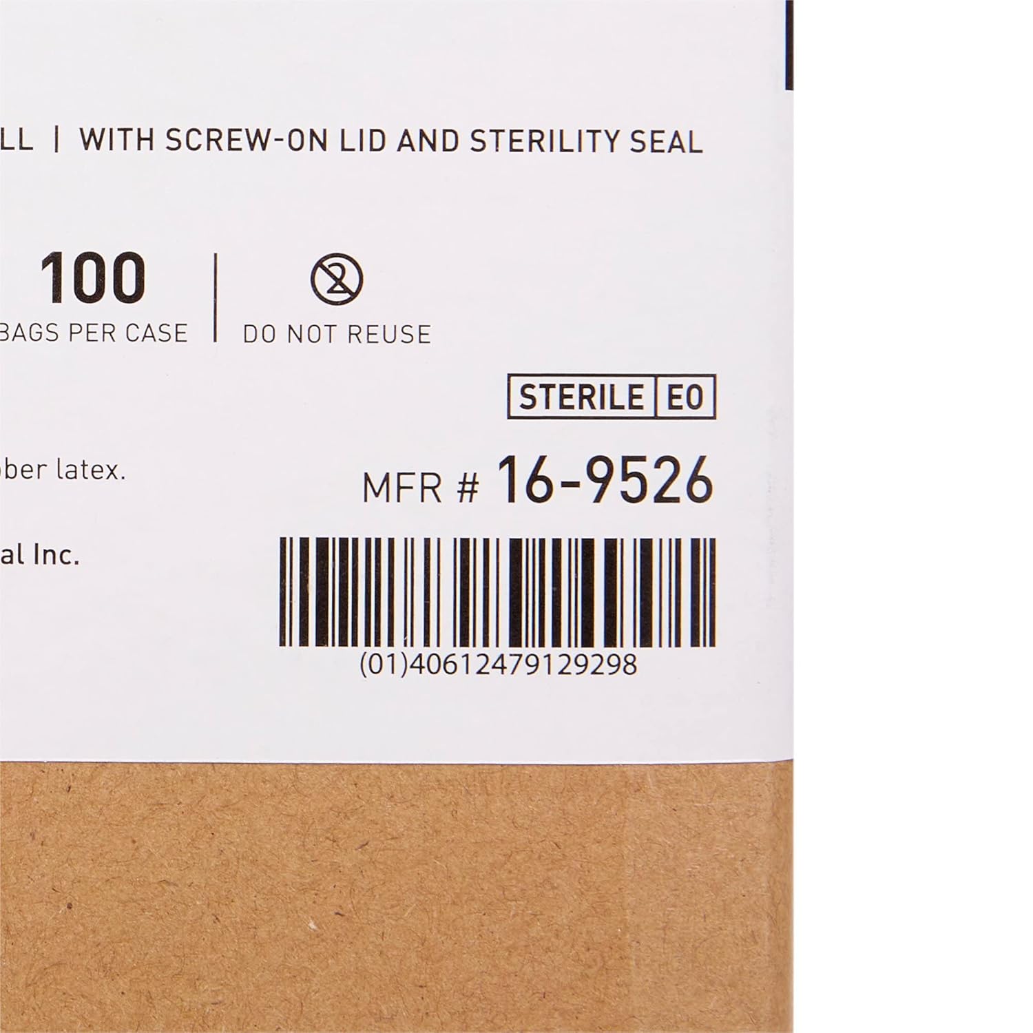 McKesson Specimen Container, Sterile, Translucent, Screw Cap, Leak-Resistant Lid, 4 oz / 120 mL, 100 Count : Industrial & Scientific