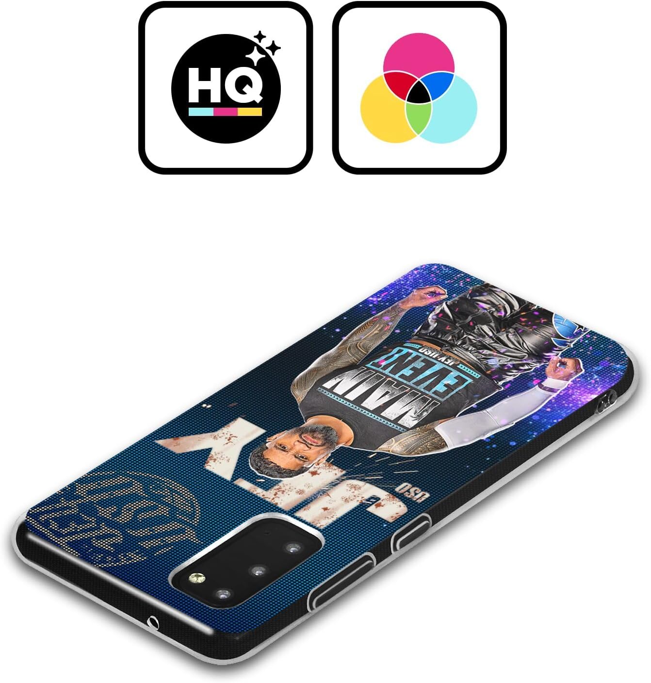 Head Case Designs Officially Licensed WWE Portrait Jey USO Soft Gel Case Compatible with Samsung Galaxy A14 5G